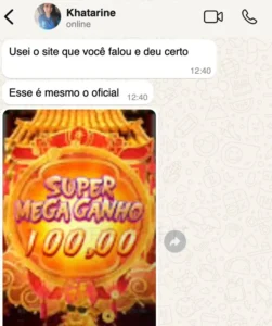Avaliação Jogador que Ganhou no Jogo do Coelhinho Oficial