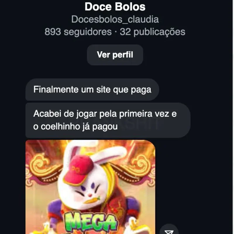 Avaliação Jogador que Ganhou no Jogo do Coelhinho Oficial