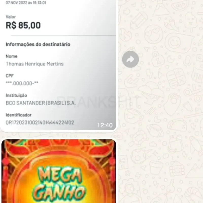 Avaliação Jogador que Ganhou no Jogo do Coelhinho Oficial